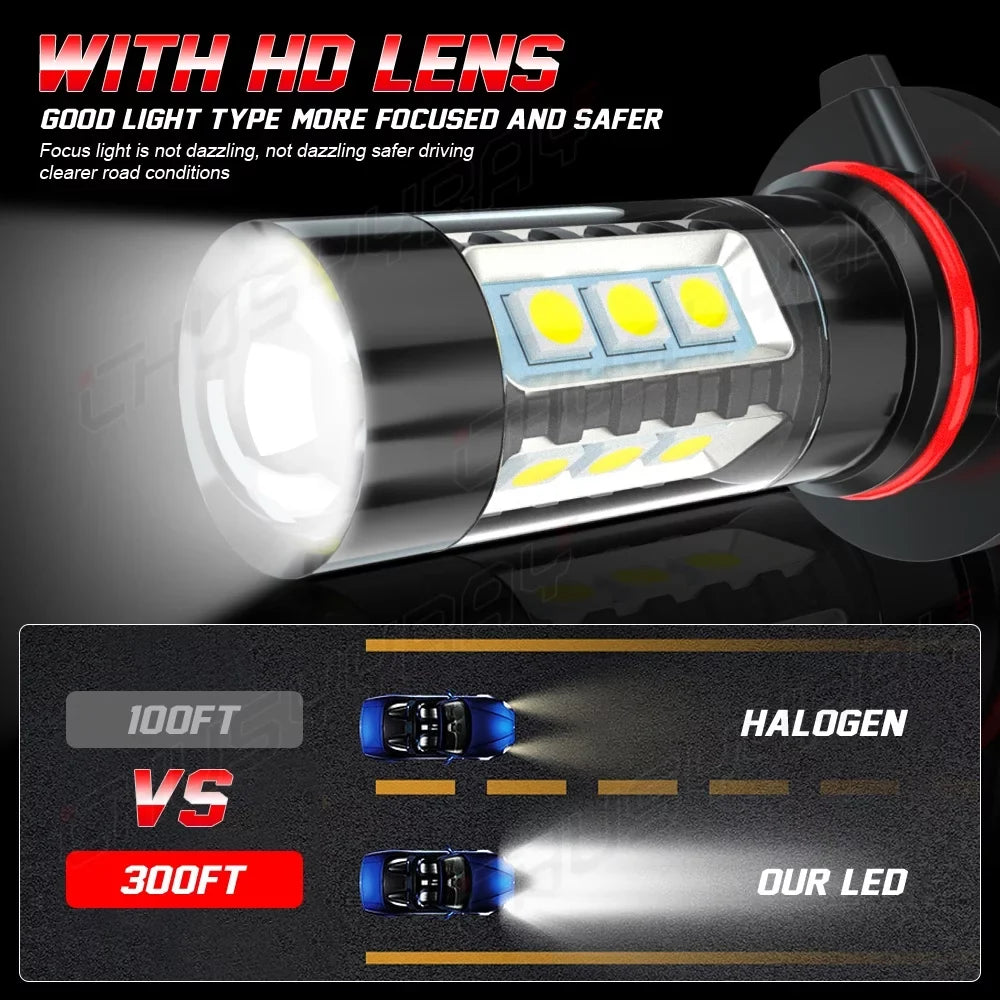 Bulbs D4S Headlight Light LED Fog 6pcs Lexus 9005 ES350 2007-12 HID High&Low 9145 Kit Beam For +