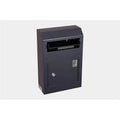 Protex Locking Security cu Drop Black 313 Box Safe ft. Safe Wall-Mount Payment Locker,