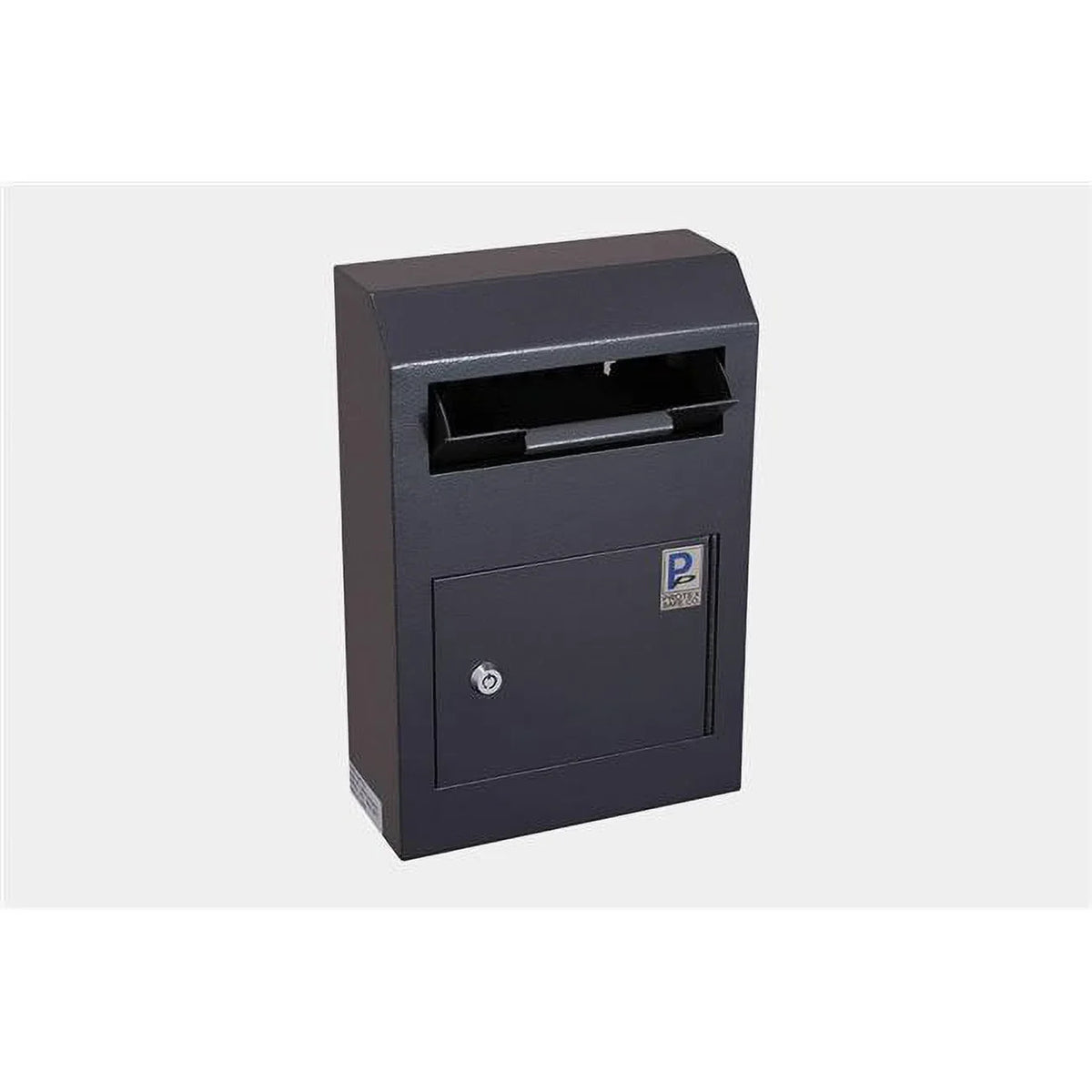 Protex Locking Security cu Drop Black 313 Box Safe ft. Safe Wall-Mount Payment Locker,