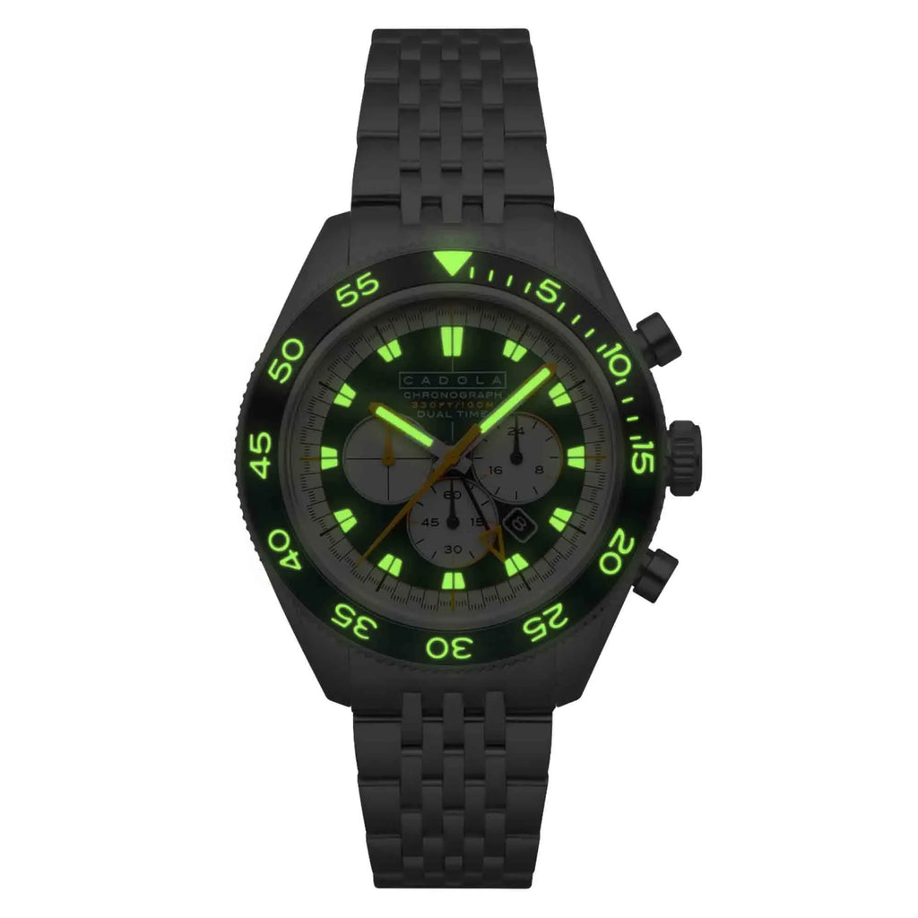 Chronograph Ahrens Green Cadola SS Racing