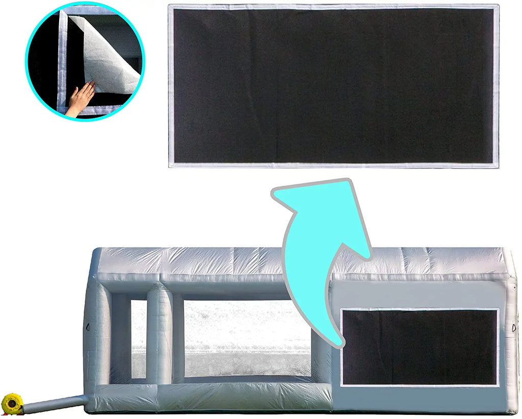 Filters + Booth Filters OZIS Paint Booth, Only -This Filter Filters) to OZIS No Primary Inflatable Booth 2 Applies Carbon Activated (2 Replacement Paint Other