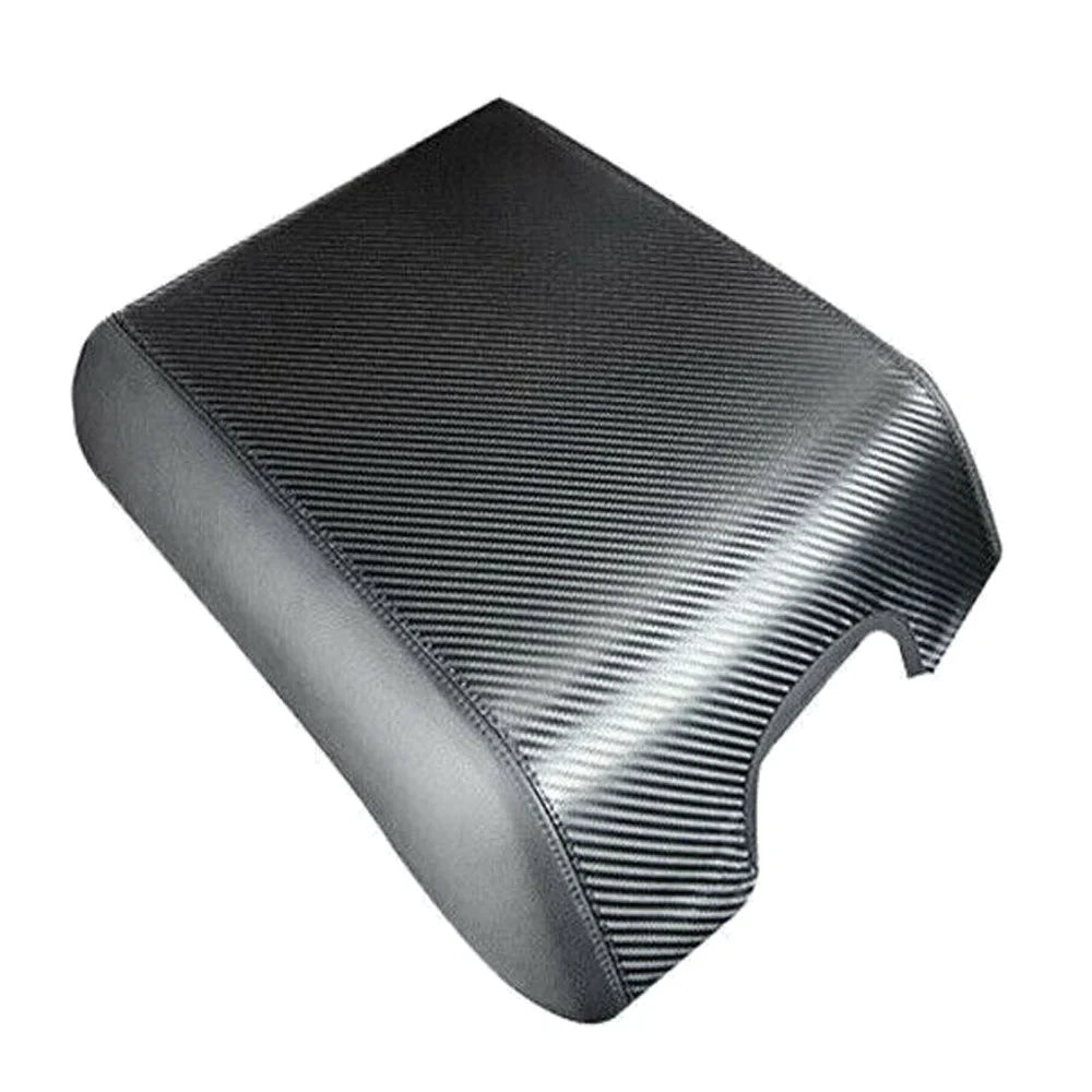F150 Carbon Armrest Cover Center Protector Console Leather Pad Teledu