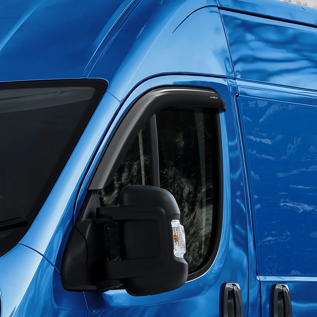 2014-2024, Car pcs Rain Vent Tape-on Goodyear GY008711 Visors, Deflector, Window Window Vent 2 Accessories, - ProMaster Ram for Deflectors Visor, Shatterproof Guards,