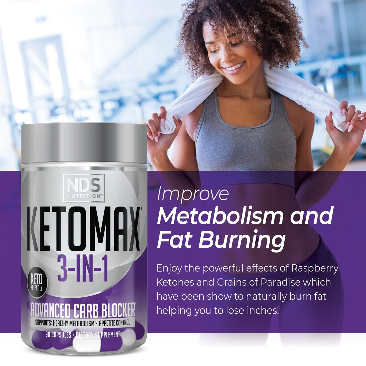 Vanadium for Advanced Appetite - - (90 White Bean, Blocker Loss Nutrition Capsules) Raspberry Pills Ketones, and NDS Chitosan, Carb Keto Kidney 3-in-1 Suppressant Keto-Max Fat Support -
