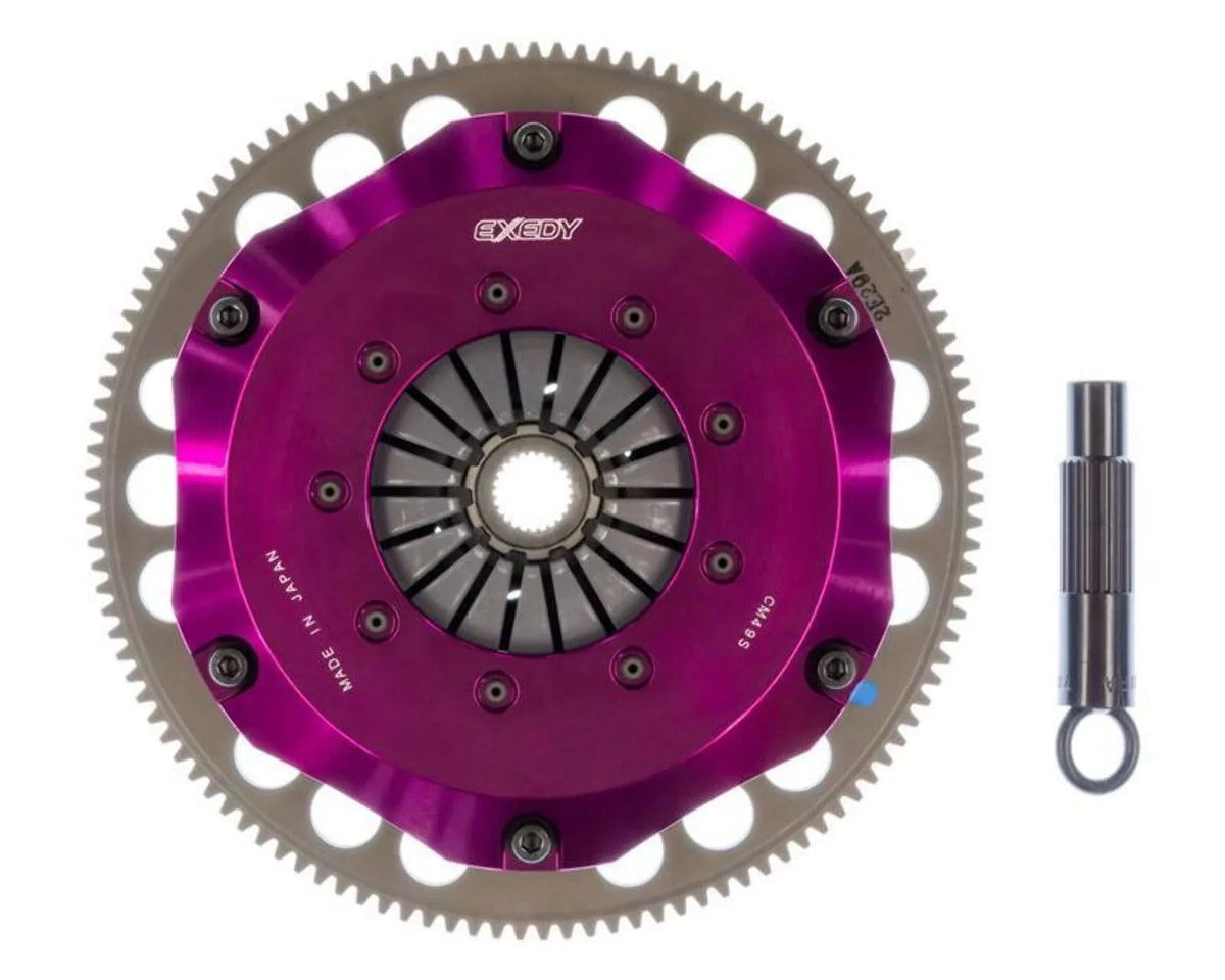 L4 RSX Acura Clutch Compe-R Twin Hyper Rigid Cerametallic 2002-2006 Disc Exedy