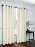 Luxurious Curtain Ultra Regal Panels Pack: Semi Sheer 2 Ivory Collections Top Grommet Home Shimmer -