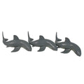 Shark Swimming and Frenzy White Toys - 7" of Set 3 Dive Pool Gray