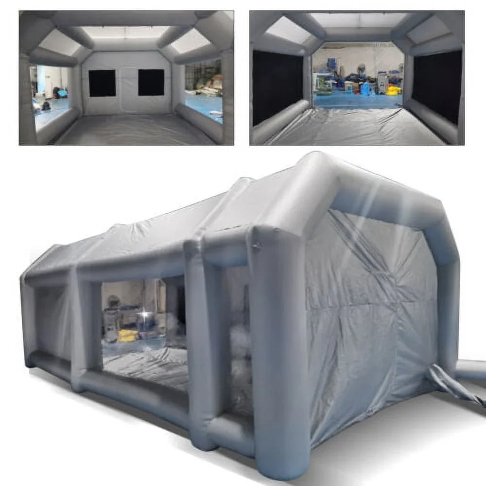 Paint Car Filter Tent Booth Inflatable Spray Cabin 28x15x10FT Portable Air