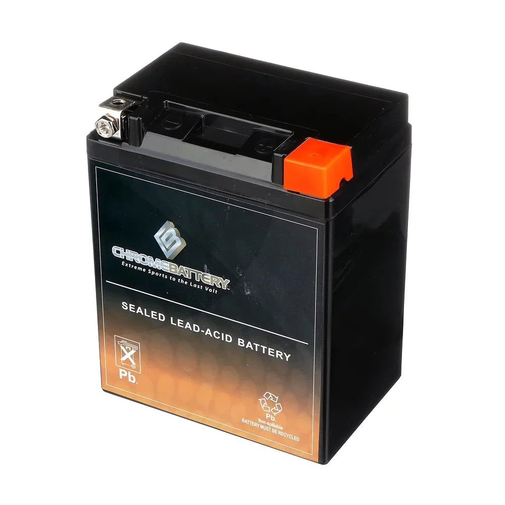 Chrome For Motorcycle 650Cc Xs650 Ytx14Ahl-Bs Yamaha Battery 75-'83 Battery