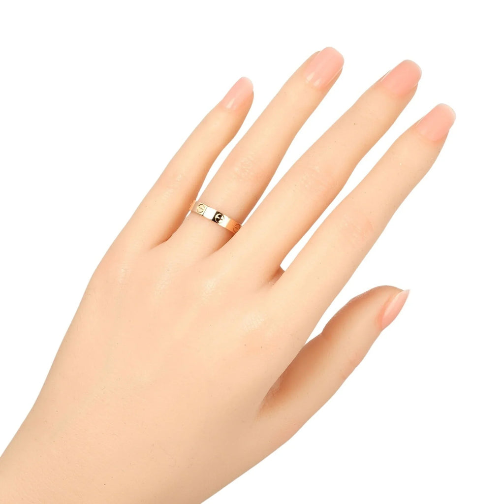 Ring (Good) K18 Approx. Wedding Pre-Owned Gold, Pink Love PG Cartier I132124020 3.6g 9, dimension