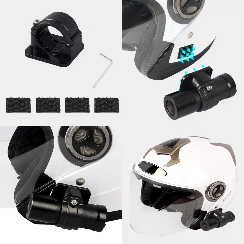 Action Helmet VSYSTO Wide Camera DVR, Angle Portable Vision with Remote WiFi Waterproof 150° HD Lens Night Recording, Camera G-Sensor Loop 1080P Camera Bicycle Control,