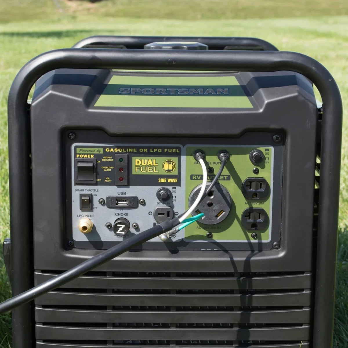3,500-Watt Inverter Dual Fuel Generator Sensitive Sportsman for Electronics