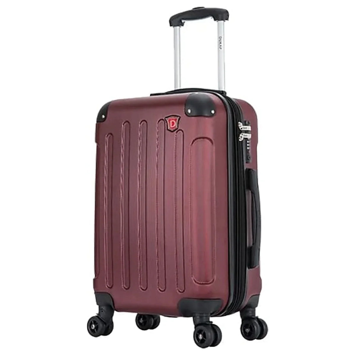 INTELY DUKAP Luggage (DKINT00S-WIN) 4-Wheel Spinner Plastic Wine