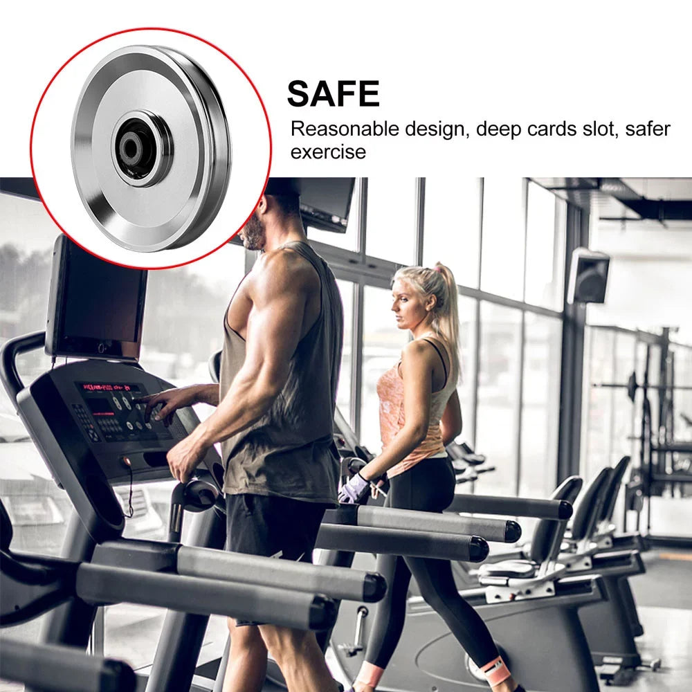 Nylon Universal Wearproof Bearing Equipment Cable Universal Wheel Equipment Pulley Part 1Pack Pulley Abration for System Door Bearing, 120mm/4.72in Merchine, Gym Garage Replace Gym and