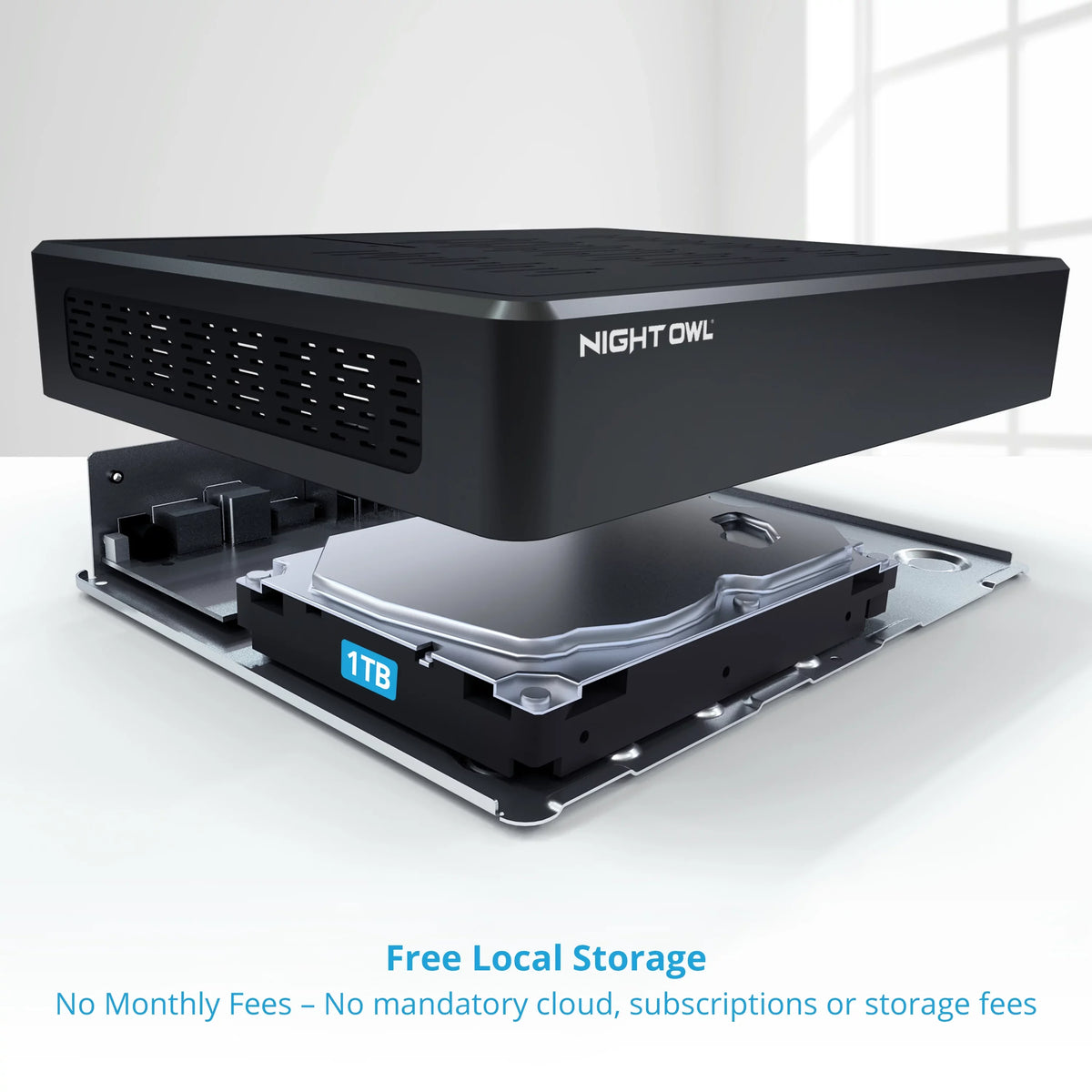 Drive Wi-Fi 4K with NVR Spotlight Night Hard Channel Cameras 1TB 4 10 Wi-Fi HD 1080p Owl and IP