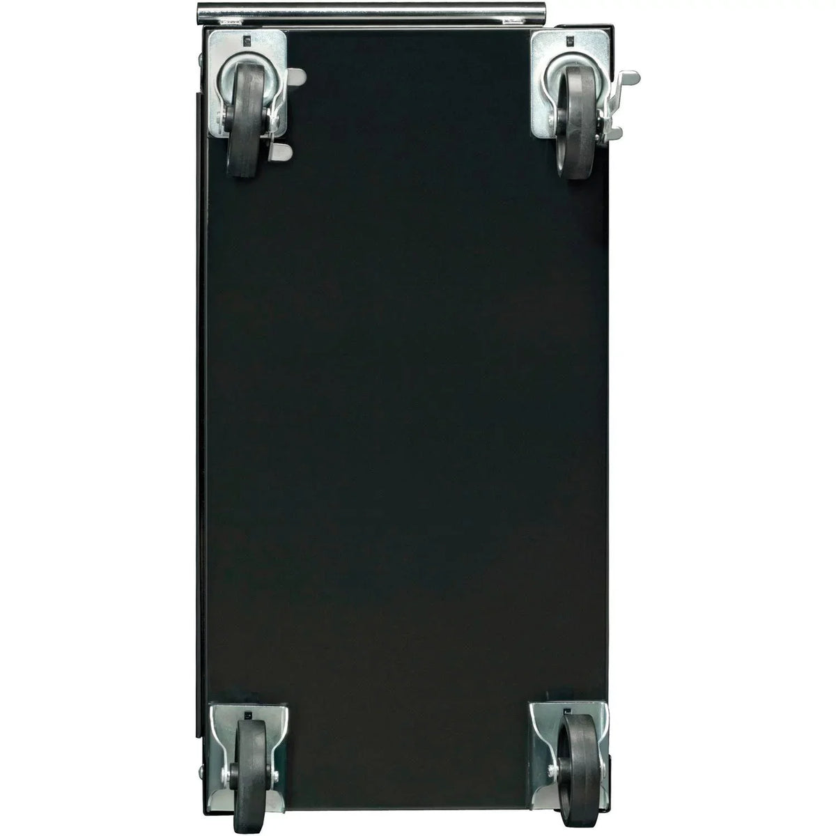 Top, Black W/ Tool Global Sliding 2-Drawer Industrial 27" Cart