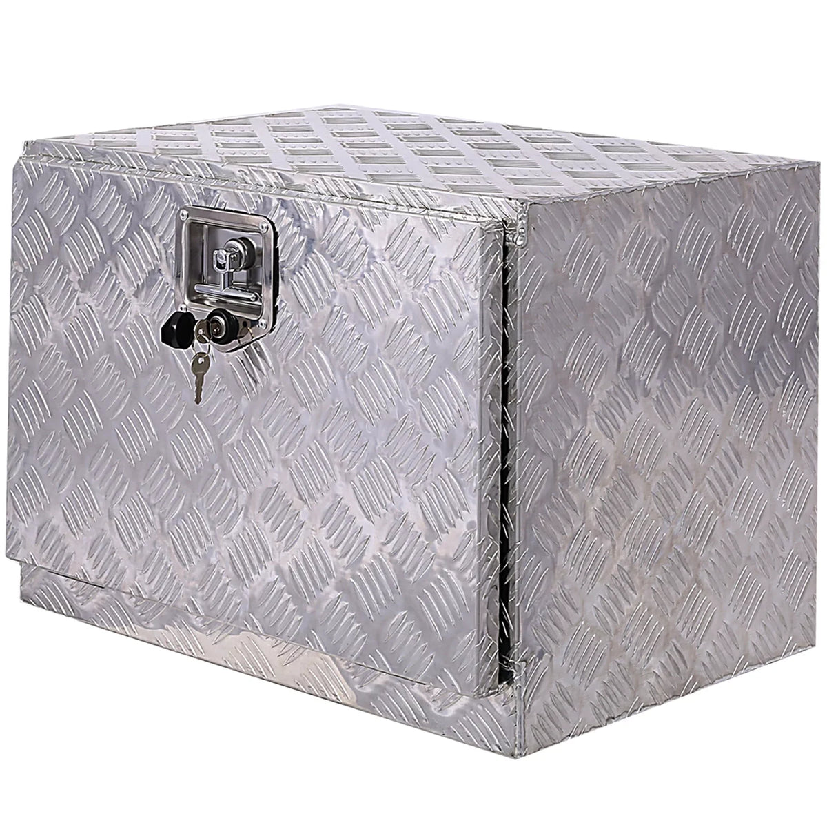 Storage Bed JBLCC Box, Pickup Keys, Lock Box, Silver Tool Underbody exterior RV Box Box, Storage 24" Aluminum Tool Trailer Truck Tool w/ Organizer,