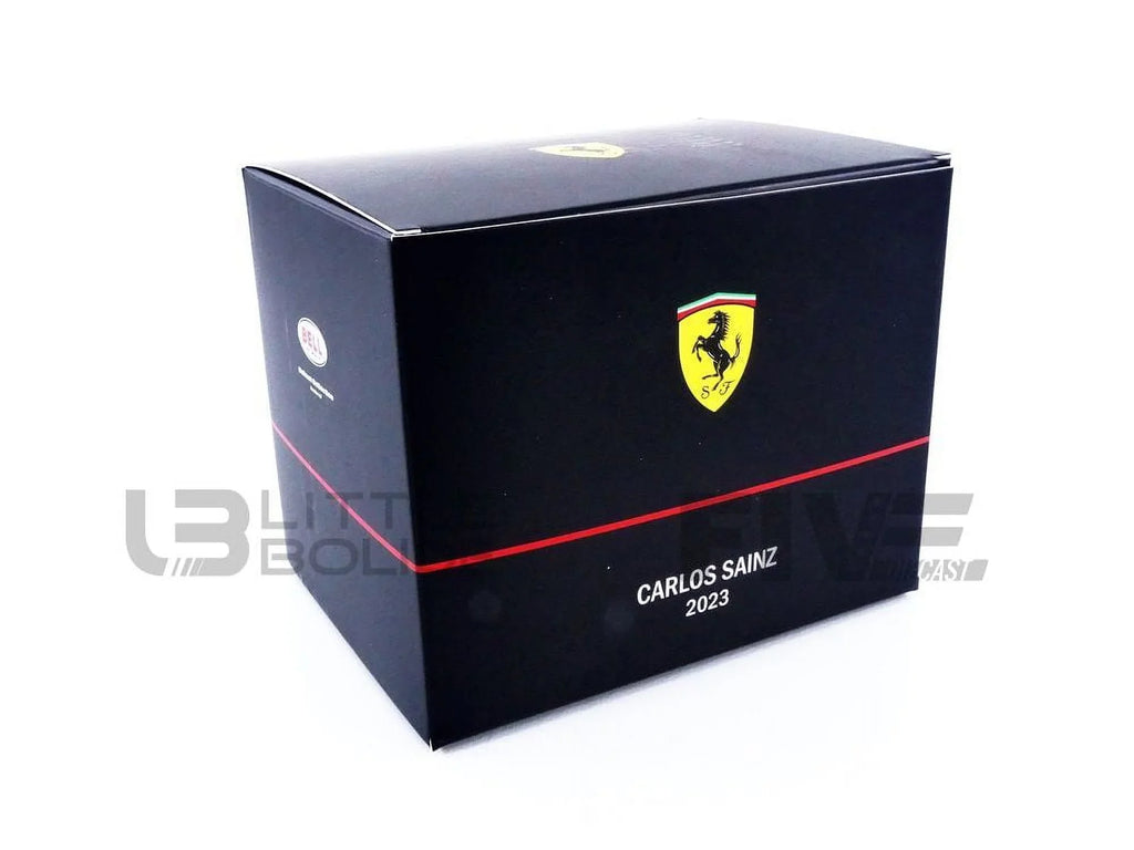1/2 MINI Sainz HELMET CASQUE 2023 - Ferrari Jr F1 Carlos -