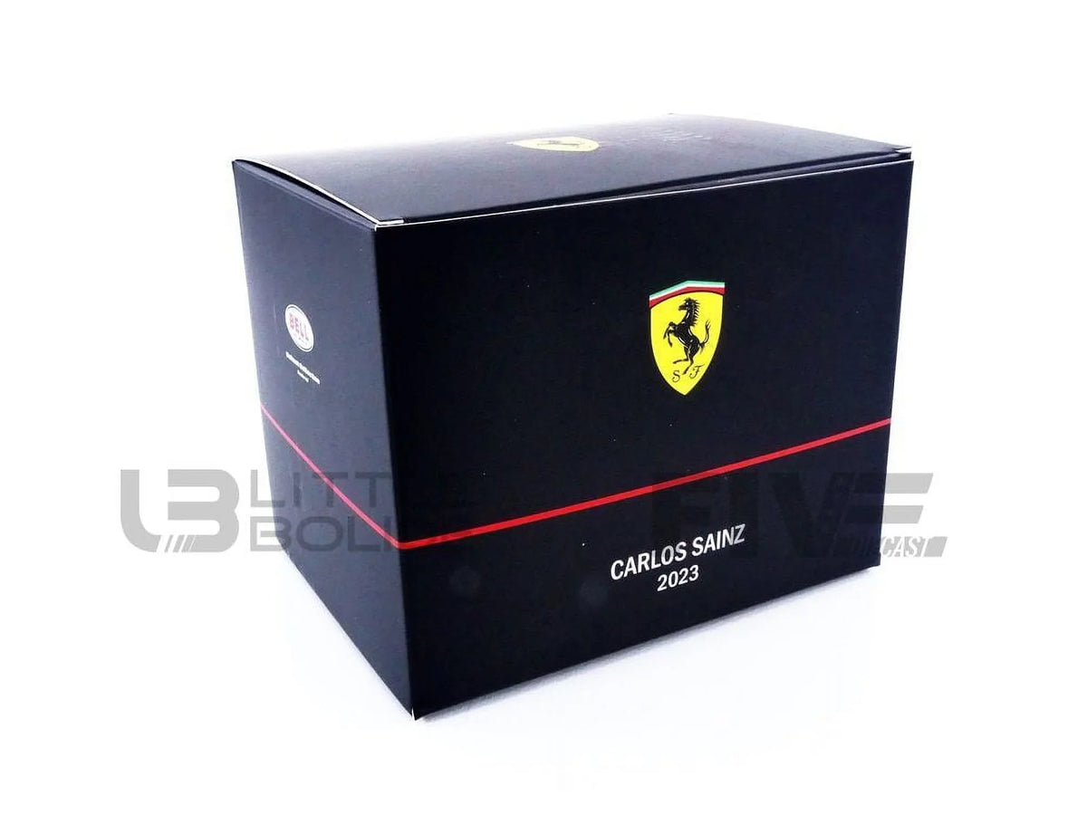 1/2 MINI Sainz HELMET CASQUE 2023 - Ferrari Jr F1 Carlos -