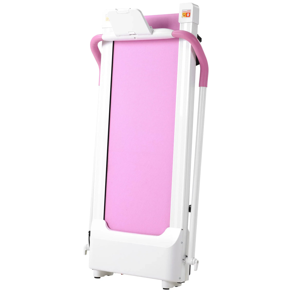 Required; Fitness Home Gym Workout Walking; Machine White&Pink Portable Electric Treadmill Folding Running Treadmill Home Exercise Compact No Treadmill Installation for Motorized for Treadmill