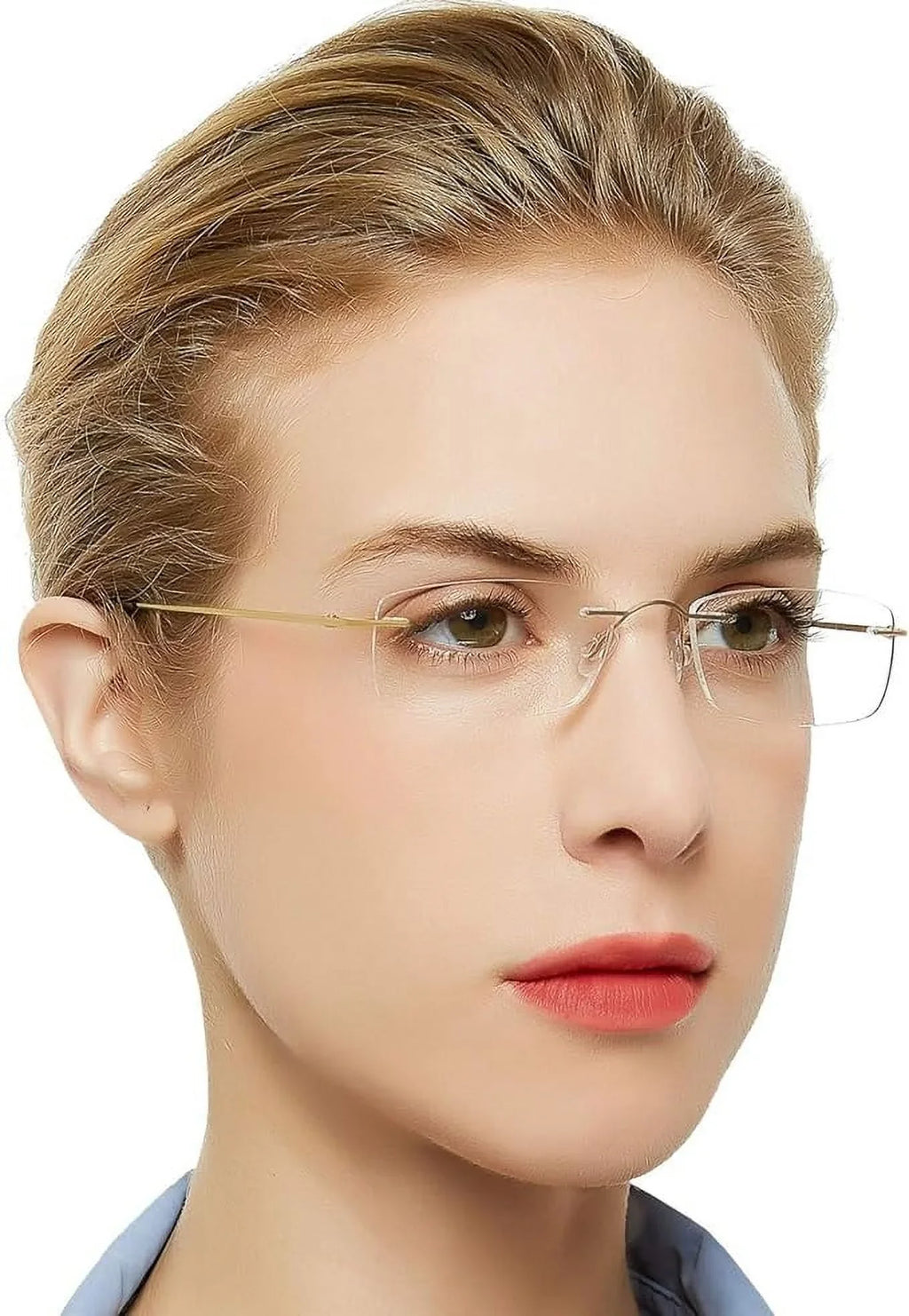 Reader 2.5 2.25 1.5 Women For 1.0 3.5 magnification 1.75 Men Lens Glasses OCCI Reading 3.0 1.75 Frameless with 2.0 CHIARI Titanium 1.25 Clear 2.75 Trendy