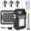 Solar Camping Power iMounTEK Station Hiking Charge LED to Portable Rechargeable Power Bank Dual 3 Bulbs Way for Generator Powered Panel exterior Station Flashlight with