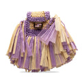 (Good) Natural Authenticated fabric Bag Purple Intreccio Fendi Raffia Baguette Pre-Owned Crossbody Pico Unisex