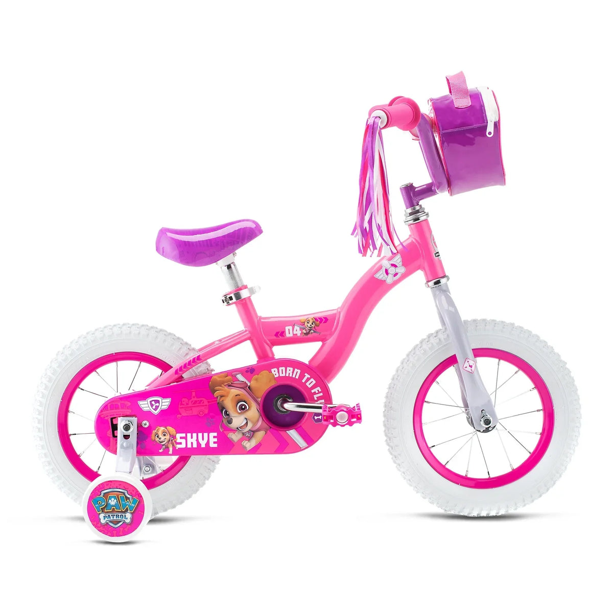 Schwinn Sidewalk Nickelodeon's Patrol: 12-Inch PAW Skye Wheels, Pink Bike,