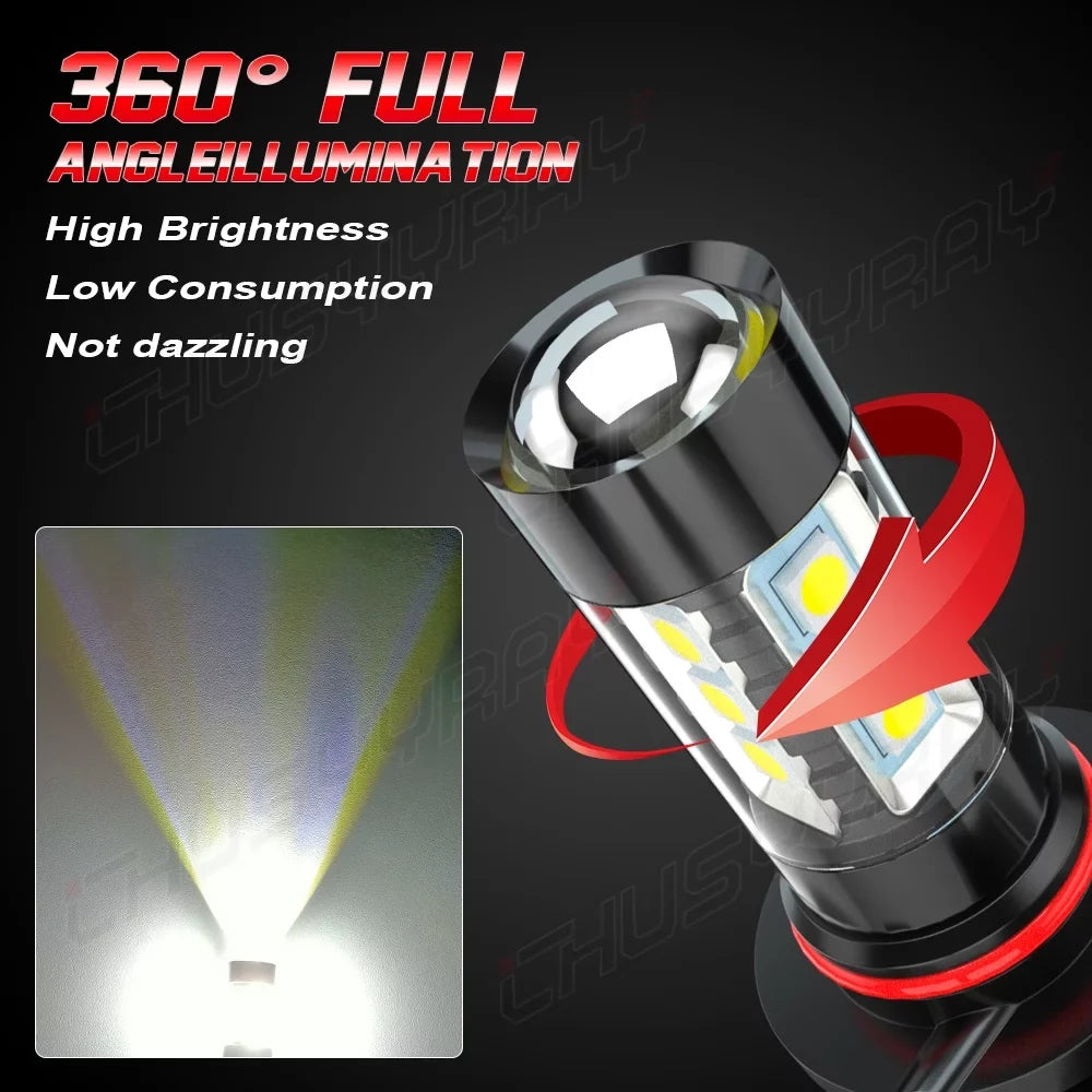 Bulbs D4S Headlight Light LED Fog 6pcs Lexus 9005 ES350 2007-12 HID High&Low 9145 Kit Beam For +