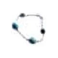 Silver Bracelet and 925 Sterling Handmade Larimar Women Jade