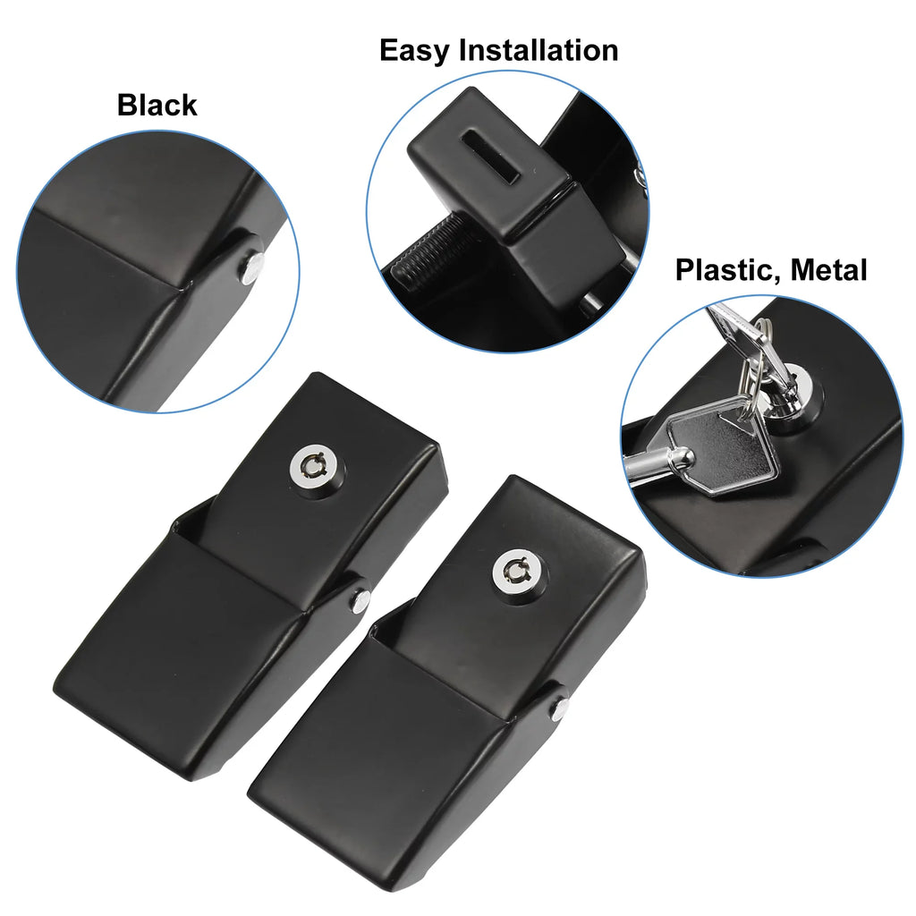 Hood for Hood JK JL Front Latches Locking Catch Pair Fit Wrangler 2007-2021 Unique 1 Jeep Black Bargains