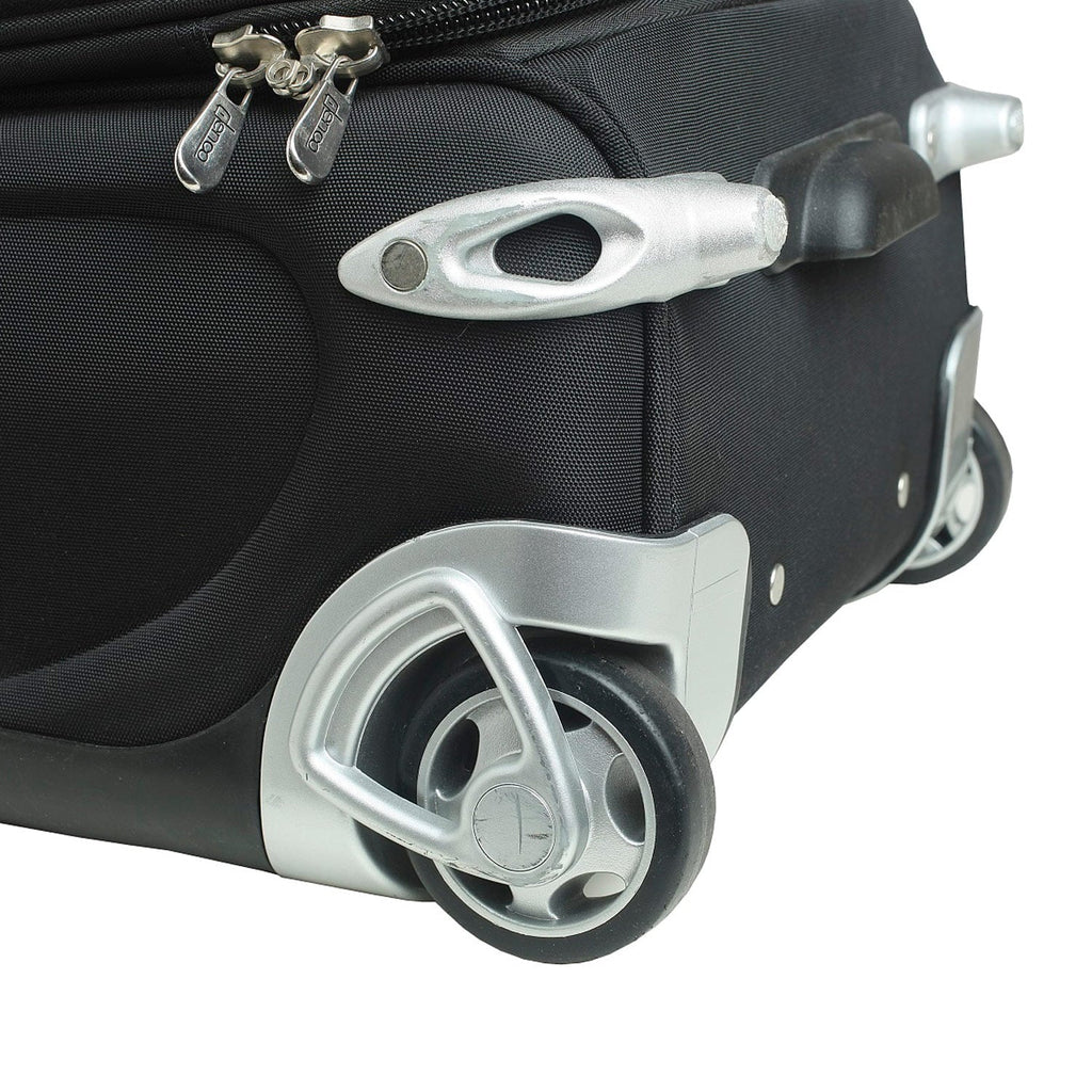 Softside Suitcase Cyclones Rolling Iowa Carry-On State MOJO 21" Black