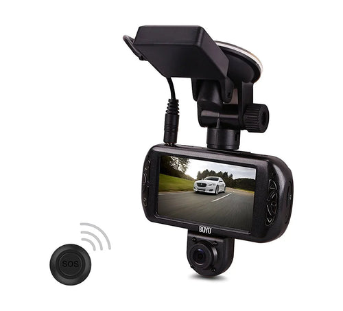 '- 2-Channel BOYO Dash Full VTR217GW Recorder Cam HD