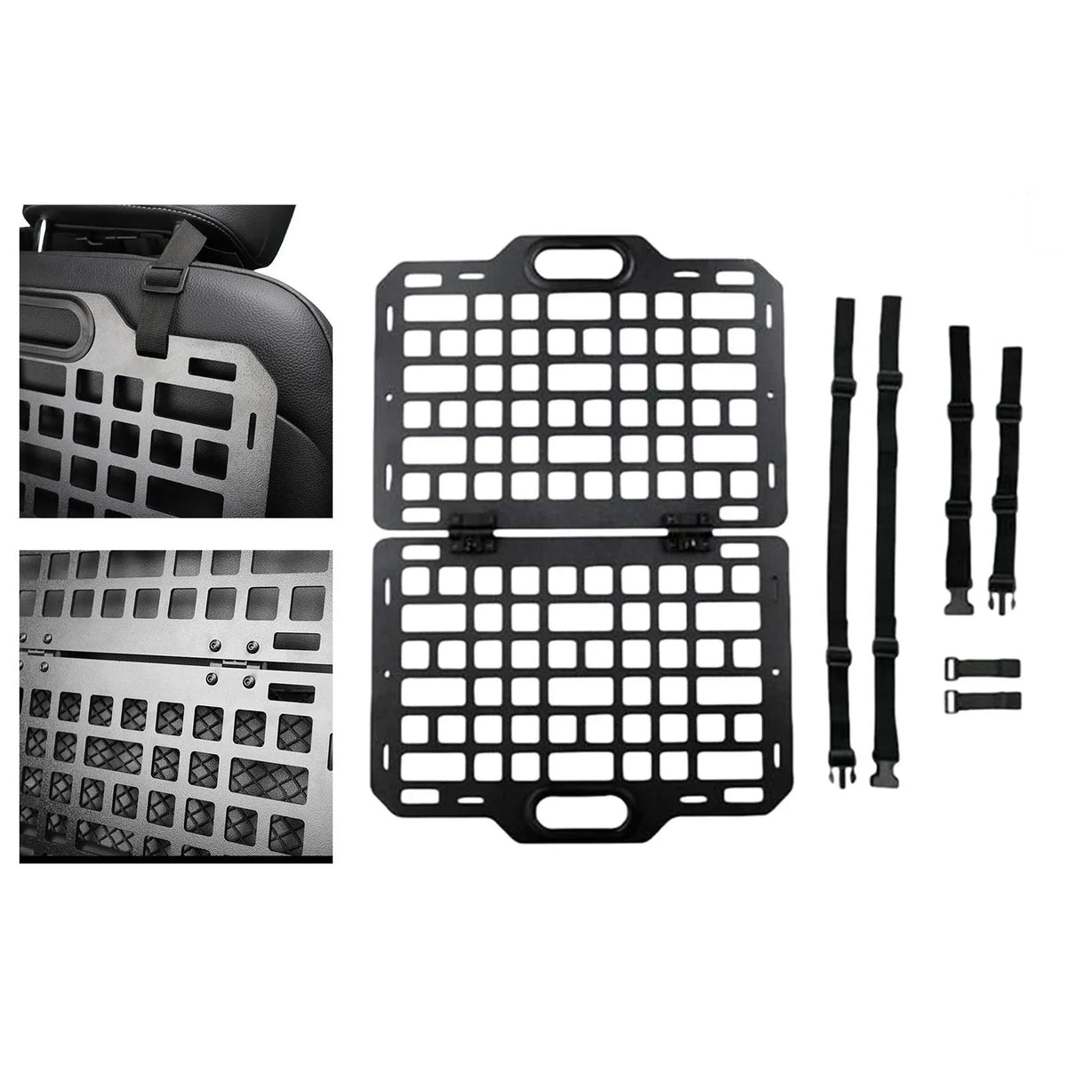Storage BAOSITY Panel Seat Seat Organizer Auto Modular Auto Panel Truck Molle for Back Parts Plate Car Seatback Hanging Automotive