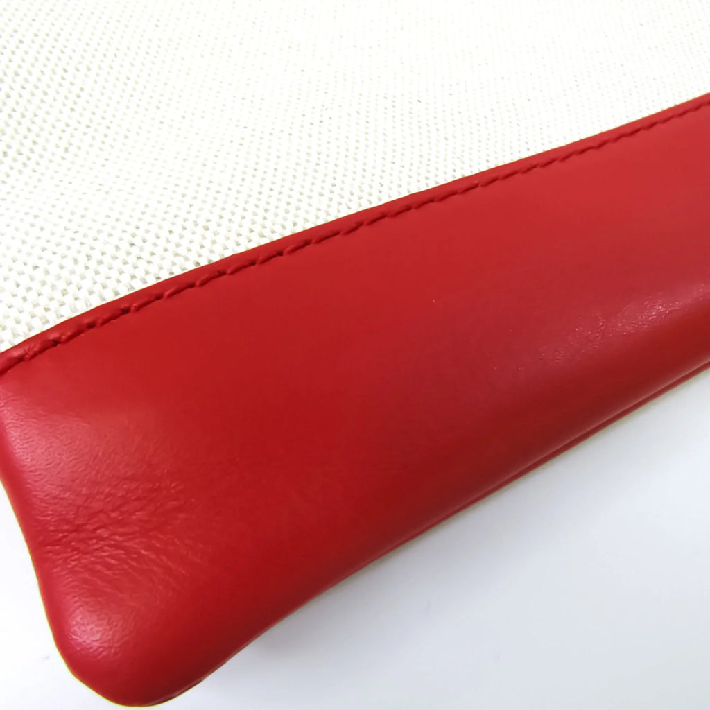 373840 Pre-Owned Color Women's Bag,Pouch Leather,Canvas (Good) Balenciaga Clutch Beige,Red