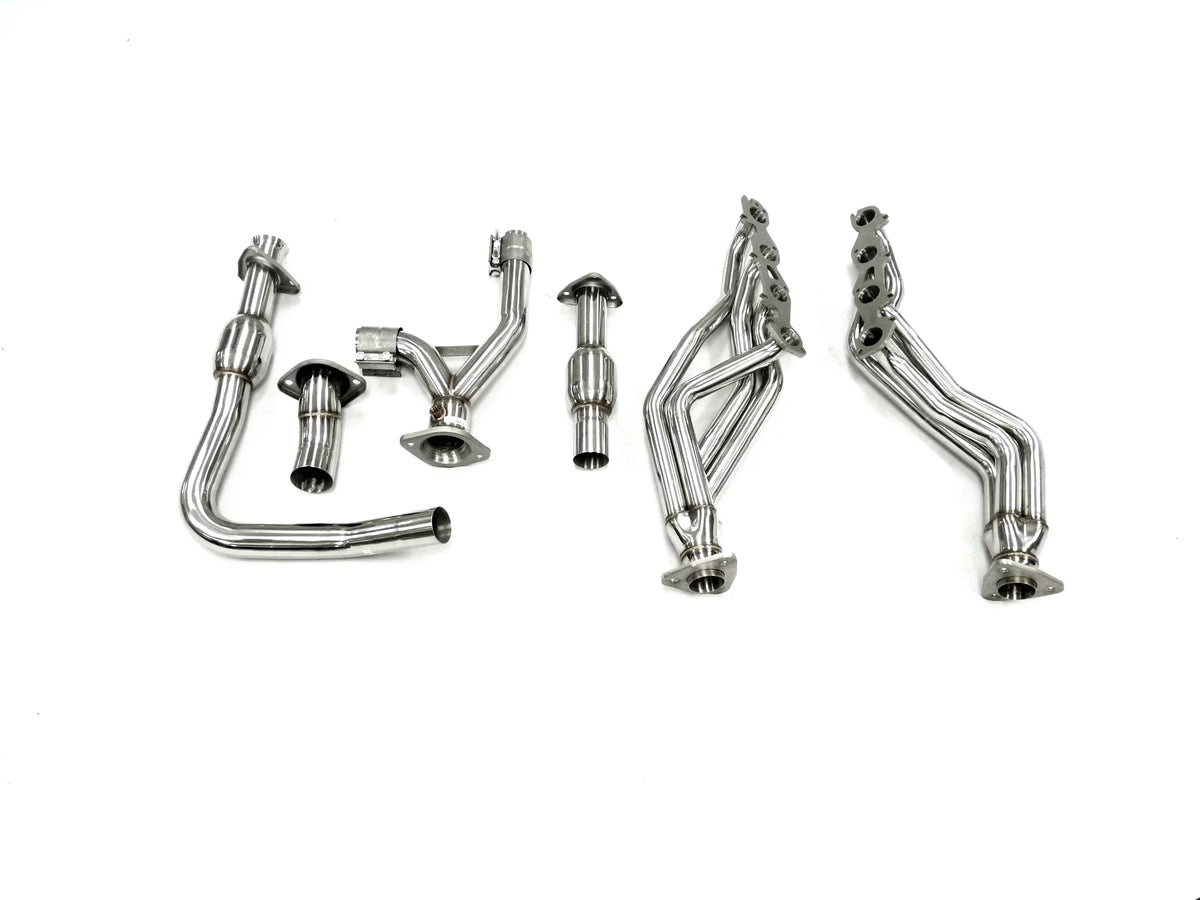 4WD Header 04 Catted 03 to Hemi Fitment For 1500 Ram By 5.7L Long OBX-RS Tube Dodge