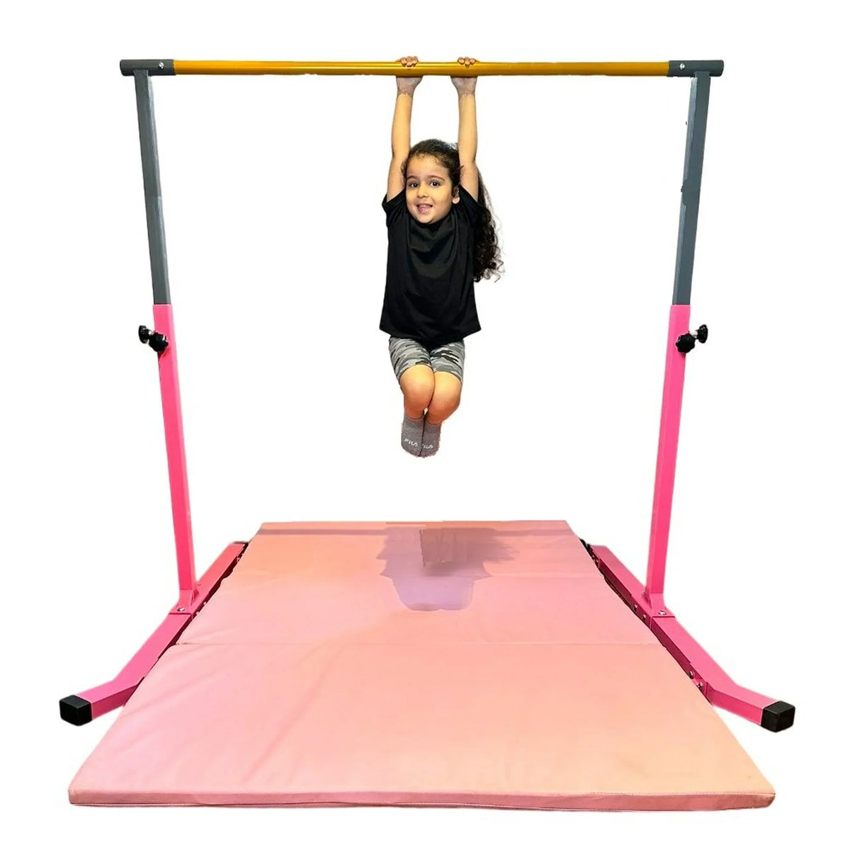 Star-TD Kids, Home Gym FT, Adjustable 5 Training 3-5 Kip Pink for Equipment Heavy-Duty Gymnastic Bar