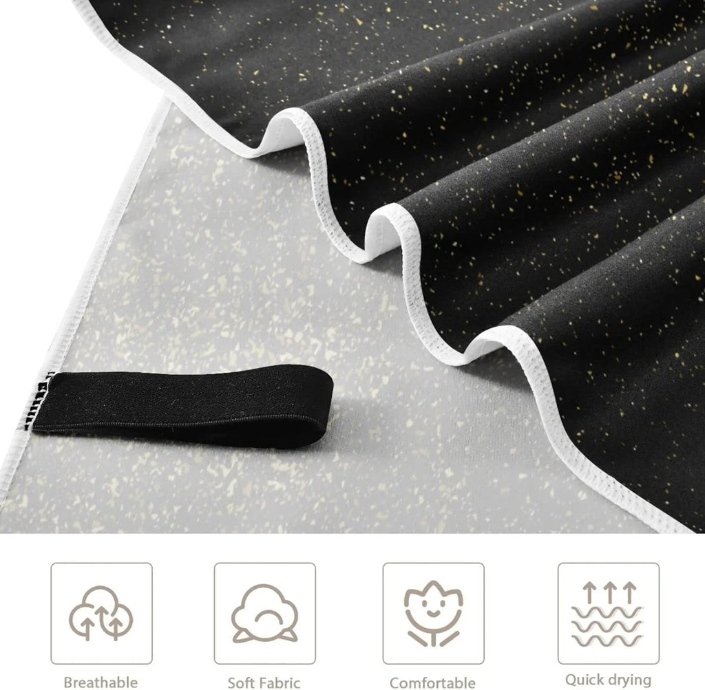 Quick - Super Camping Lightweight Absorbent Dry Texture Towel Oversized for Swimming Beach Glitter Holiday（72） Compact Bestwell Towel - Travel Towels