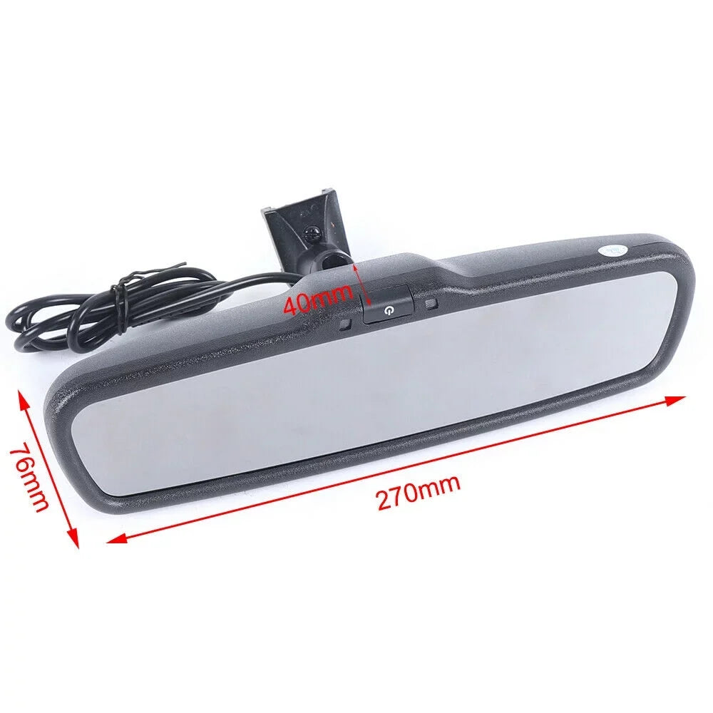 For 4.3" Bracket Parking View Mirror Monitor +Bracket Mirror Car 4.3" View Rear Backup Reverse LCD Rear For Reverse Monitor Camera Parking TFT Camera With Backup