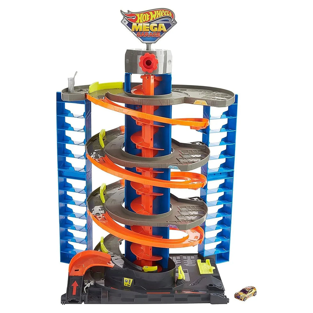Storage Mega 4+ City Hot Playset with Garage for Cars, Wheels Over Ages 60