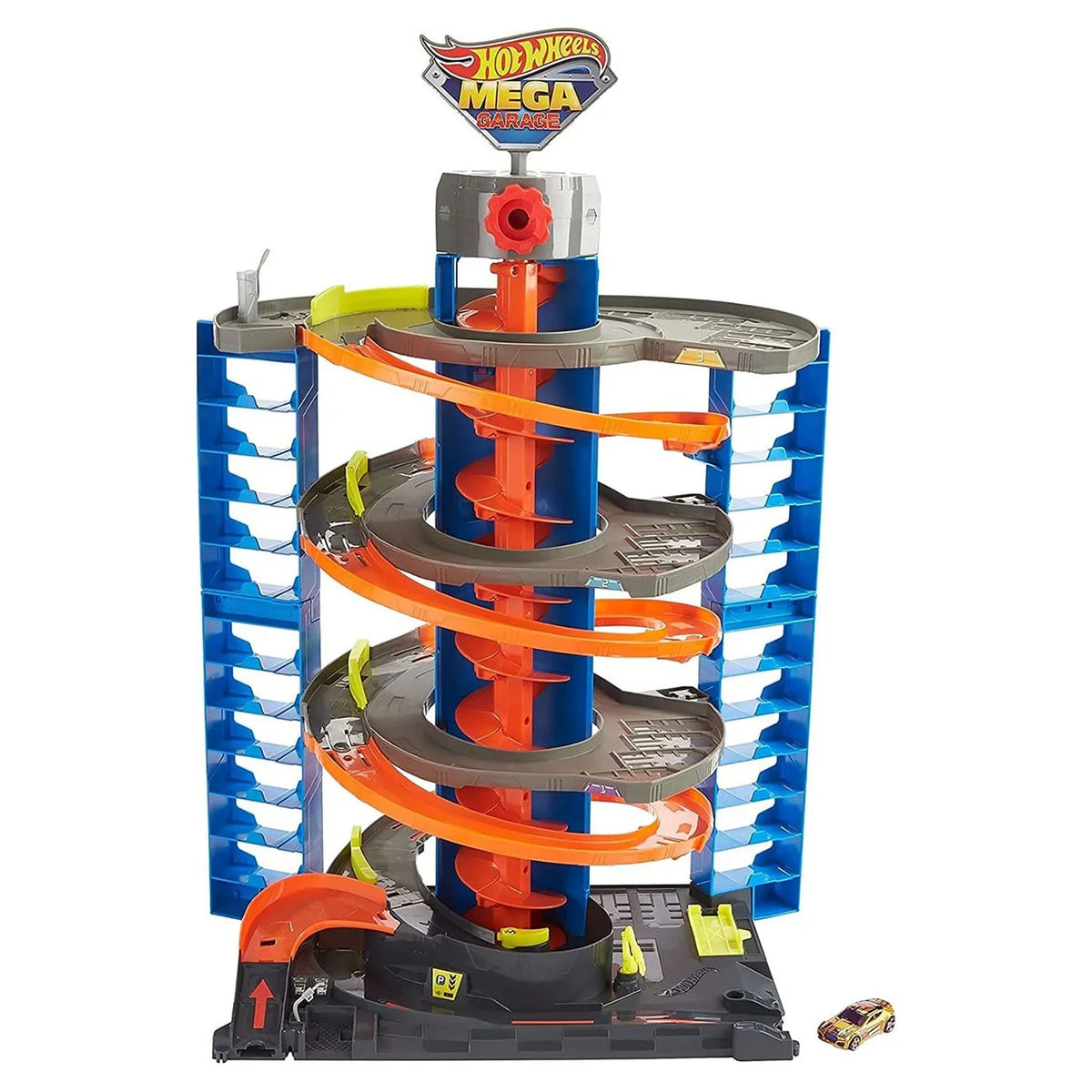 Storage Mega 4+ City Hot Playset with Garage for Cars, Wheels Over Ages 60