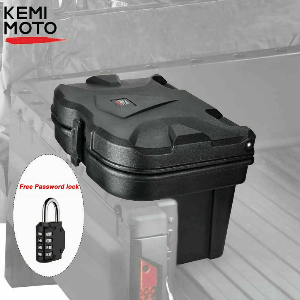 1000 Bed Lock Polaris Box General 2016-2022 570 Black 900 KEMIMOTO Waterproof Combination Storage 500 Ranger with for Box 1000