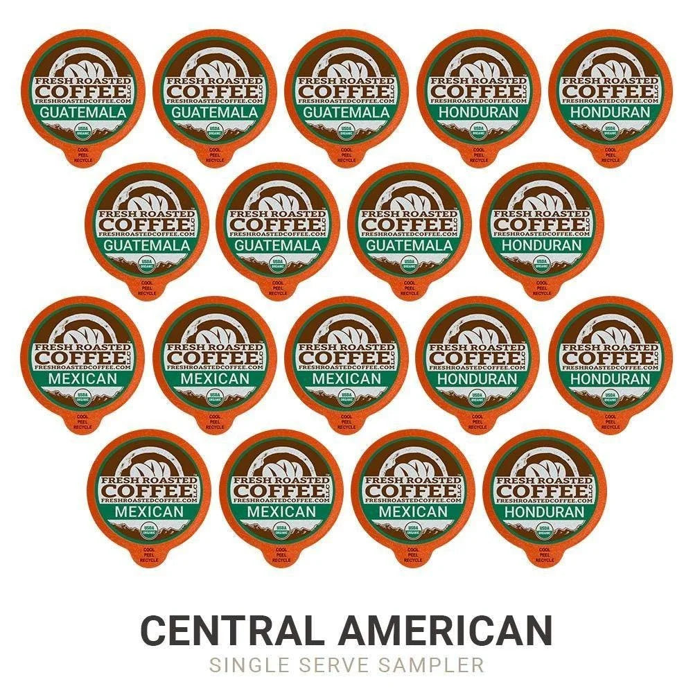 Pod Fresh Coffee for Roasted 72 Sampler, Count Brewers K-Cup Organic Coffee, Keurig