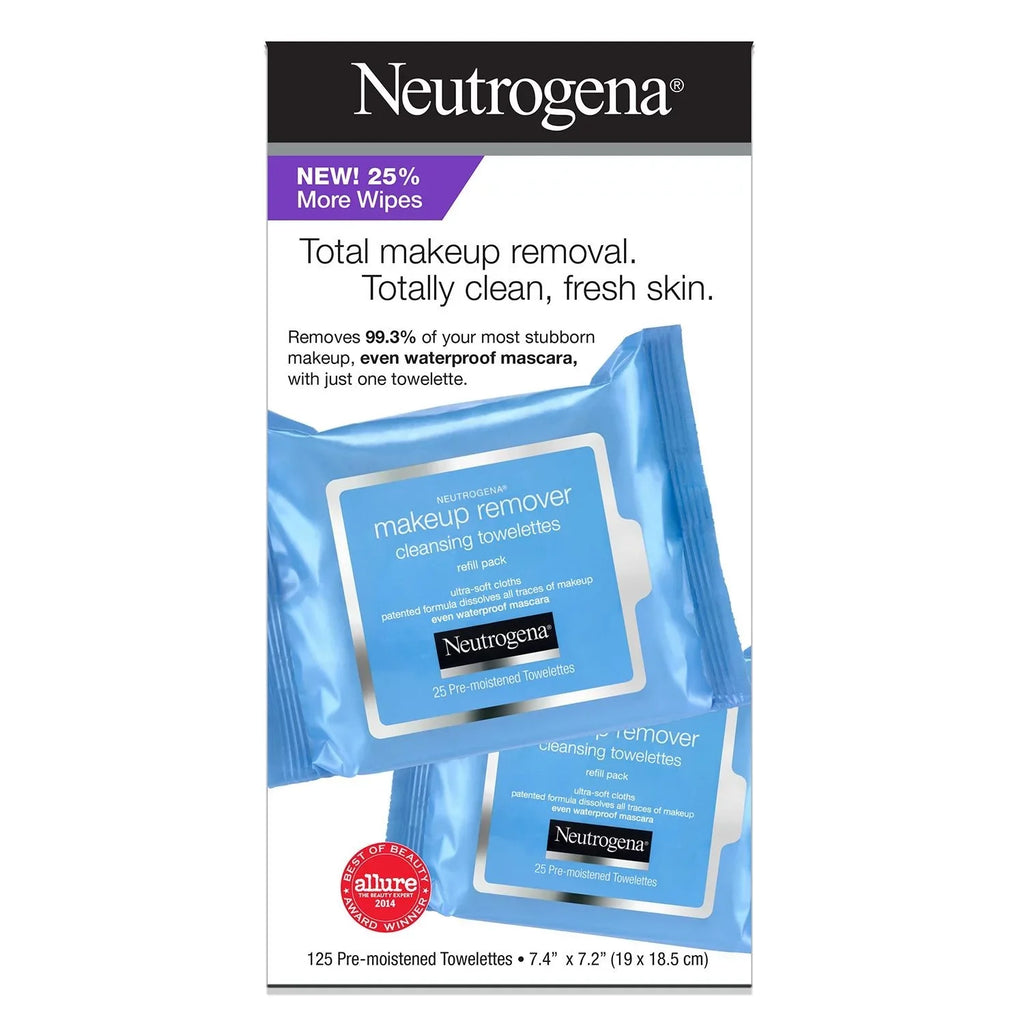Neutrogena Ct Remover Makeup Wipes 125 Refills,