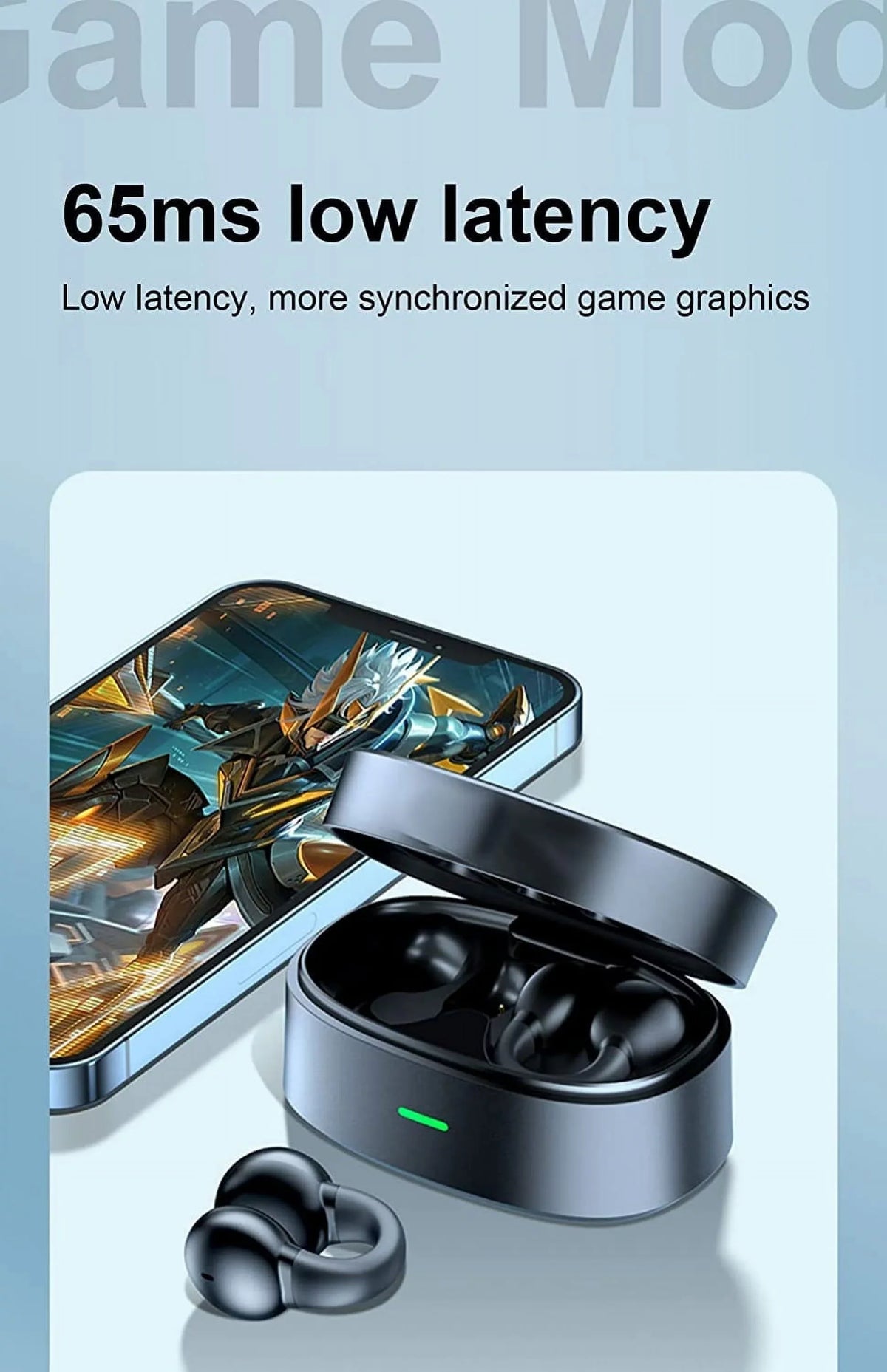 G Earphones Bluetooth (2023) Motorola Bone Phone Moto (2023)/5G Conduction Stylus Earbuds Case Hands-free Mic TWS B4K 5G Charging Stereo Ear-Clip Power - True Wireless Headphones for