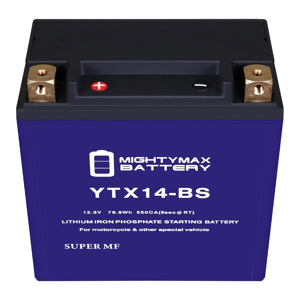 Replacement 750 Battery Dark Guzzi 18 Compatible V7 YTX14-BS III with Moto Lithium