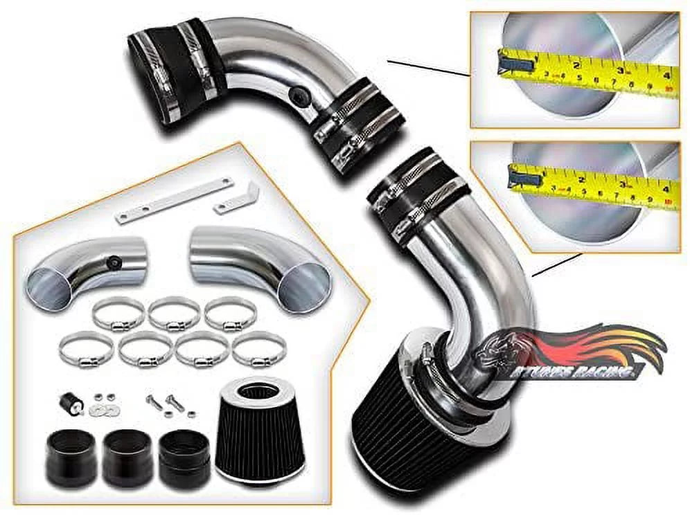 96-05 / 97-00 BLACK Intake / Air Bravada S10 Isuzu 4.3L For Blazer 4.3L Chevy 96-01 Hombre Compatible Racing 4.3L Combo Cold / Rtunes Sonoma/Jimmy + GMC Kit / Filter Oldsmobile 96-05