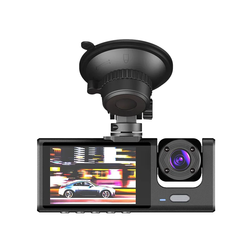 Dash Recorder Car 1080P Kepeak Camera HD G-Sensor Dual Lens Video Front/Rear/Inside Cam