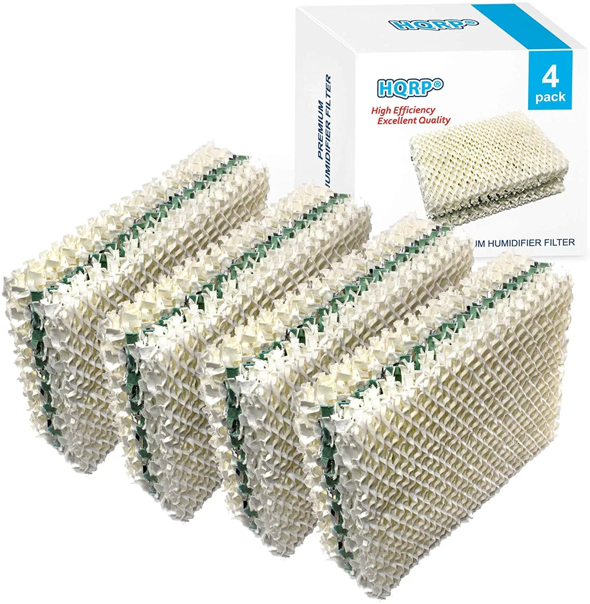 Wick Compatible with EA1407 4-Pack with Filter HQRP HD1409 / Essick Replacement Air Humidifier Evaporative HDC12 Compatible