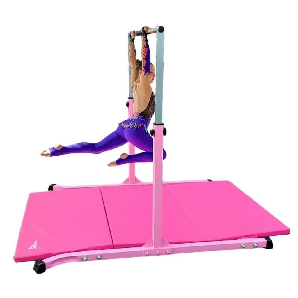 Star-TD Kids, Home Gym FT, Adjustable 5 Training 3-5 Kip Pink for Equipment Heavy-Duty Gymnastic Bar